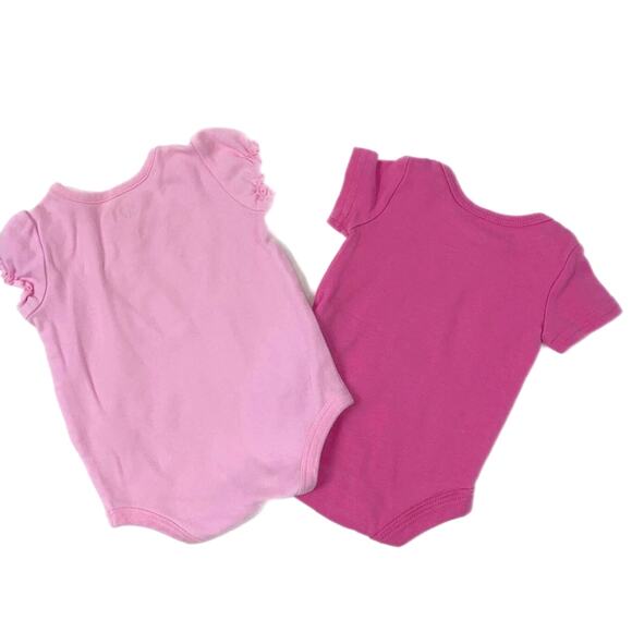 Newborn Onesies Set of 2 Pink - Picture 2 of 6